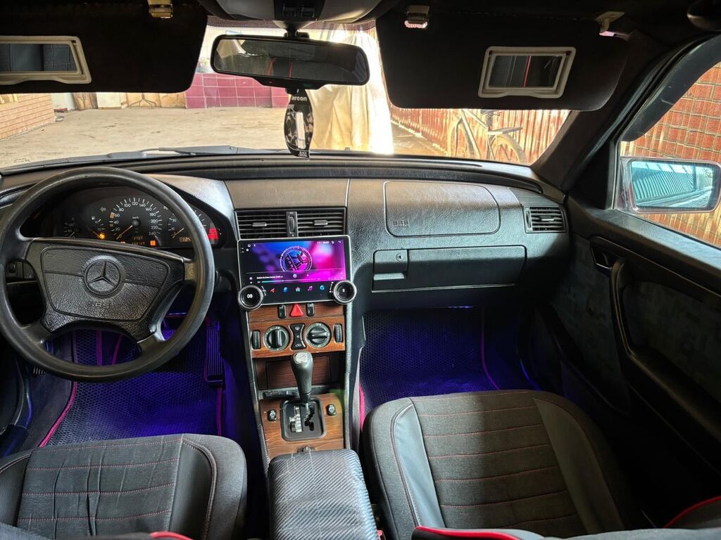 Mercedes-Benz C-Sinfi (W202) sedan - Rəng: tünd albalı/bordo - Kuzov — Avtomobillər, Saatlı (3)