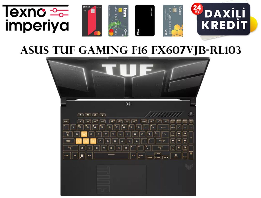 Asus tuf Gaming F16 FX607VJB-RL103 90NR0MZ6-M005K0 — Noutbuklar, Bakı (4)
