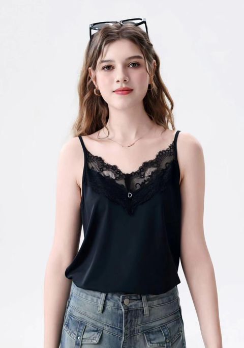 Mayka qadınlar üçün Q171, qara, poliester, ölçü One size — Bakı