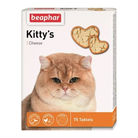 Vitaminlər Beaphar Kitty's Cheese, pişiklər üçün, immunitet üçün, 180 əd — Bakı