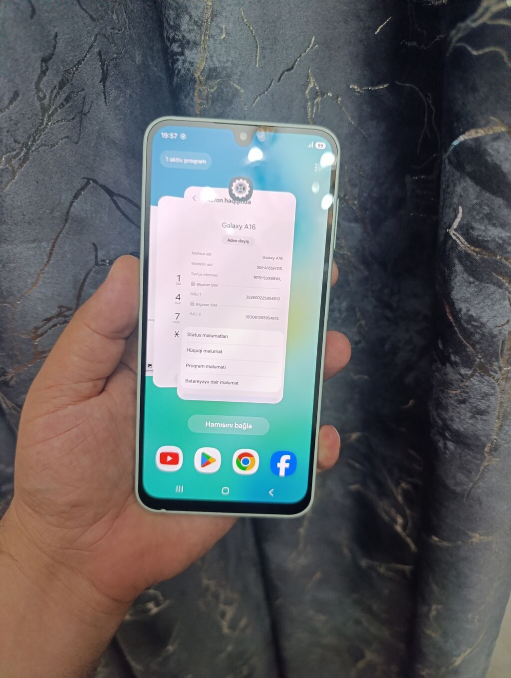 Samsung Galaxy A16, 128 GB, rəng - Yaşıl, İki sim kartlı — Samsung, Digah (3)