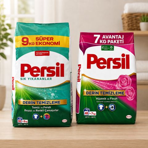 Yuyucu toz dəsti Persil, ağ/rəngli paltarlar üçün, 9/7 kq — Bakı