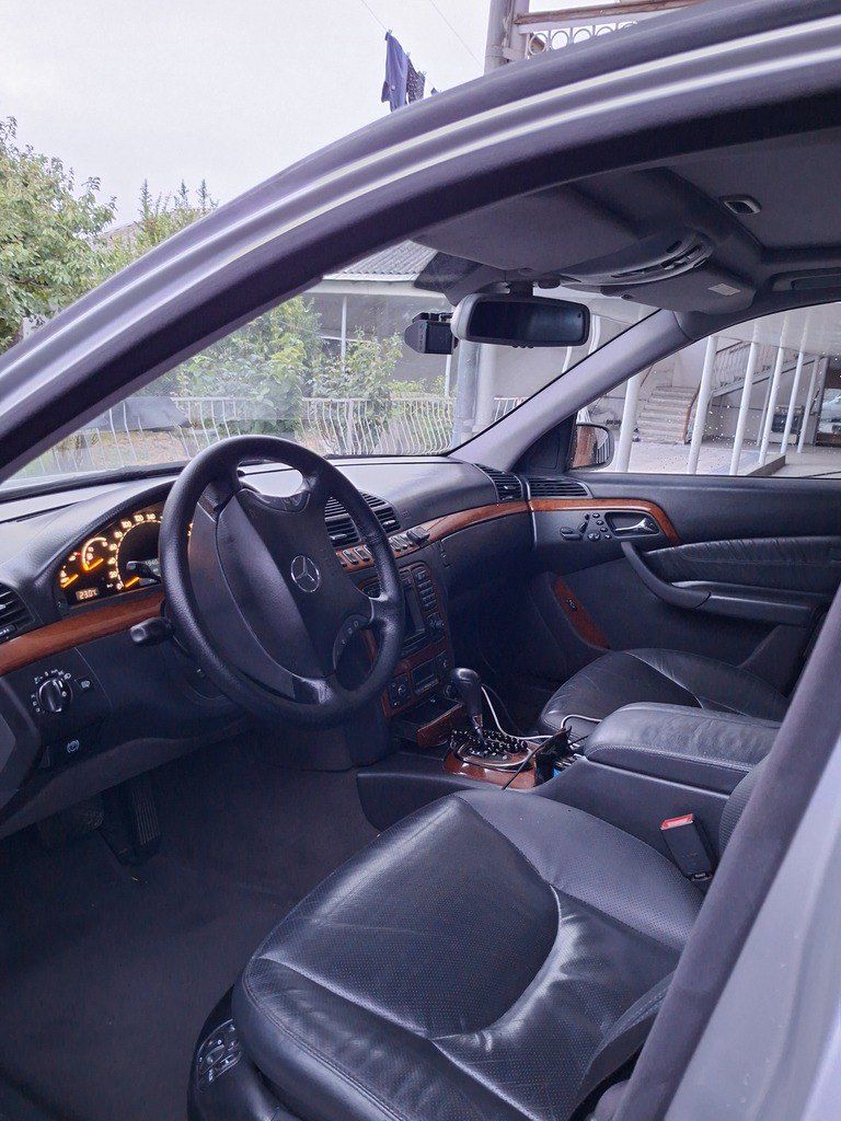 Mercedes S 500, 5.0 L, 2002 il, 531 000 km — Avtomobillər, Şəki (3)