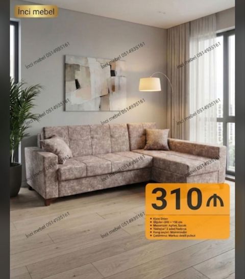 Künc divan, Yeni, Açılan, Bazalı, Parça, Şəhərdaxili pulsuz çatdırılma — Bakı