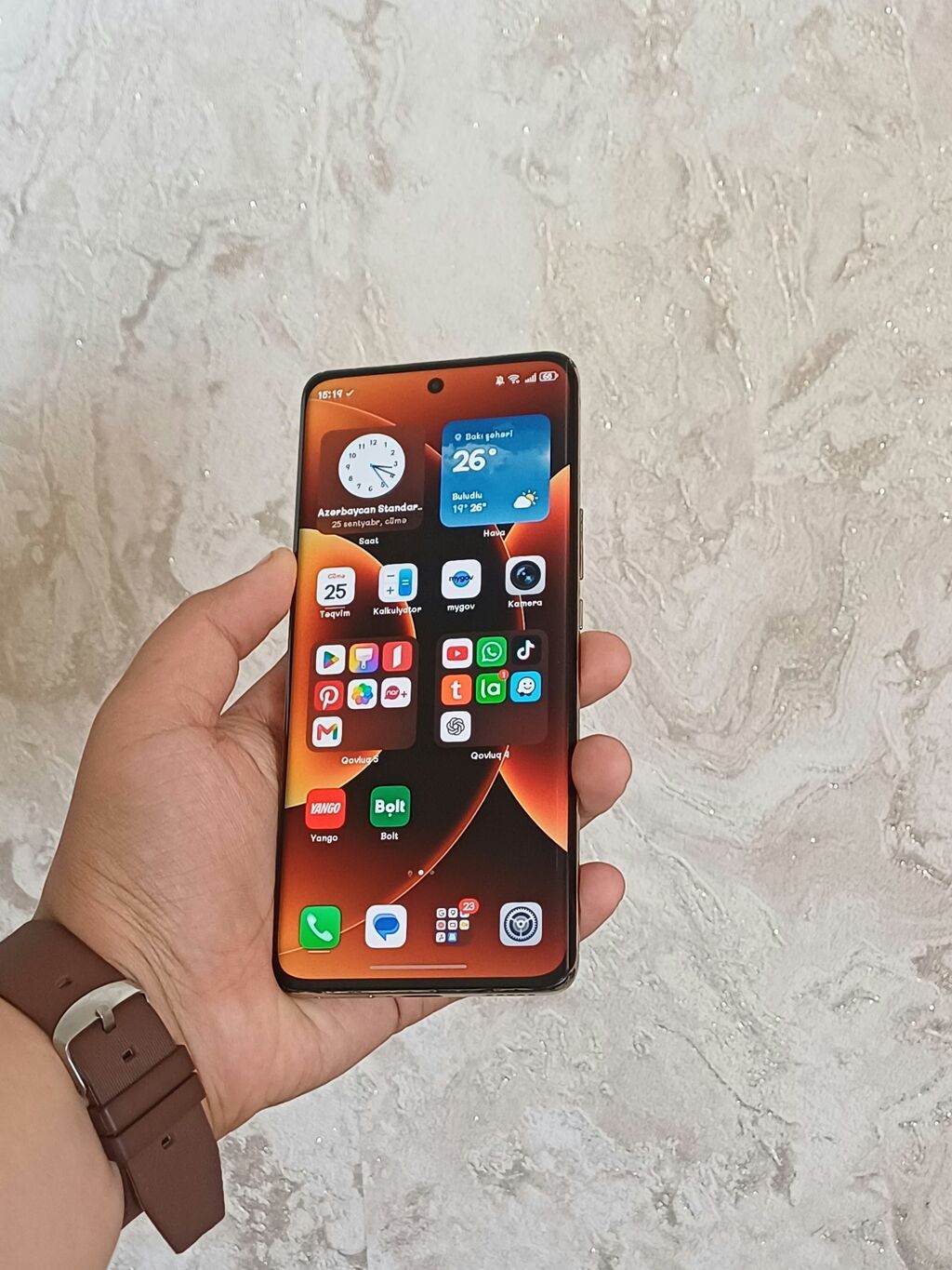 Honor X9b, 256 GB, rəng - Narıncı, Zəmanət, Barmaq izi, Simsiz şarj — Honor, Bakı (3)