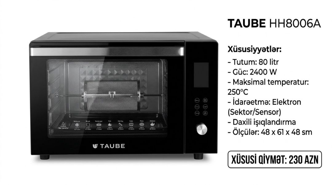 Mini soba Taube — Ev texnikası, Bakı