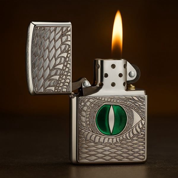 Зажигалка Zippo Armor Emerald Reptile Eye — Mallar, Bakı (3)