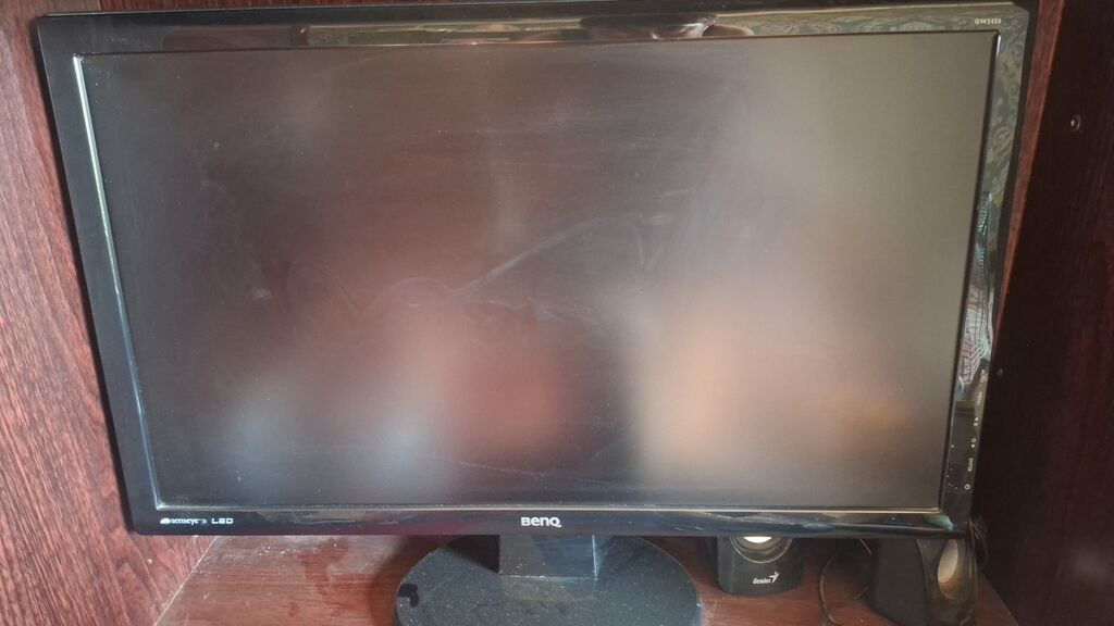 Masaüstü kompüter dəsti - Monitor: BenQ LED, model GW2450 (ekranda — Masaüstü kompüterlər, Digah