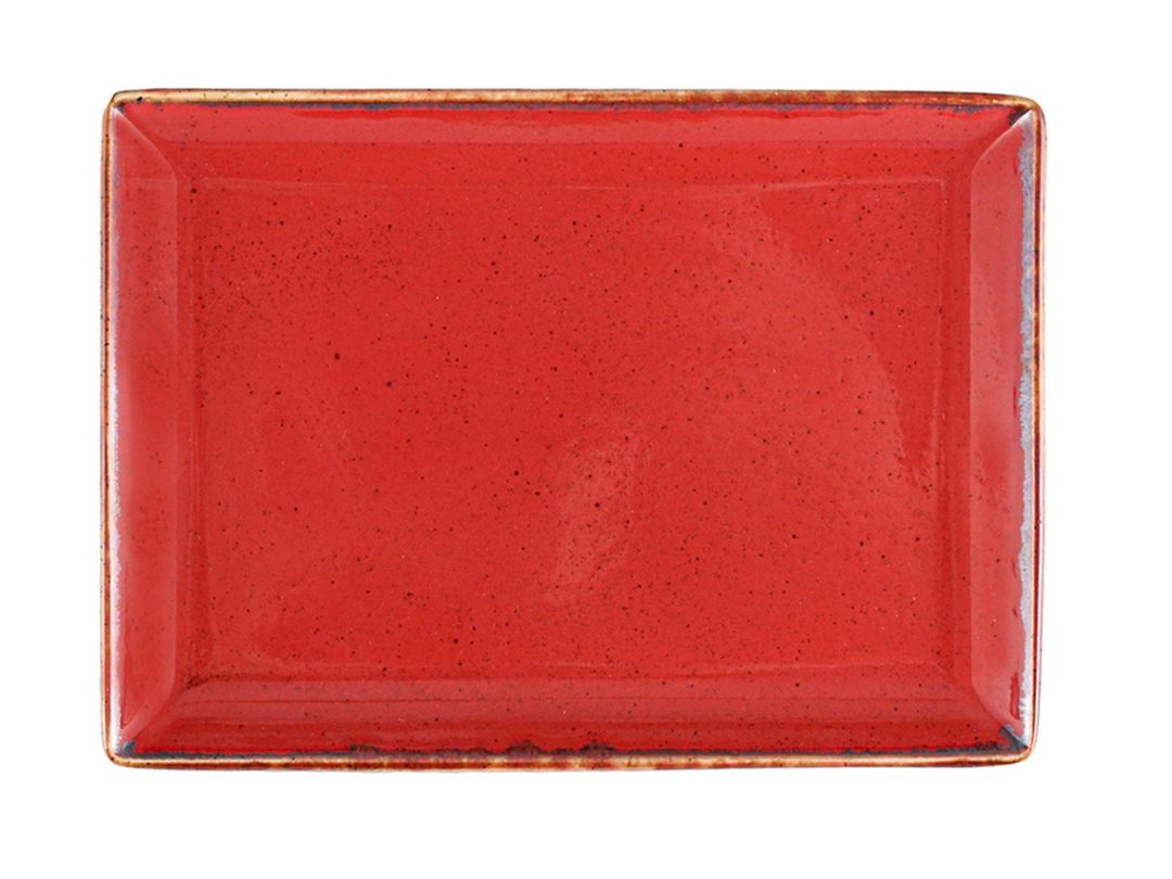 Boşqab Porland Seasons, farfor, qırmızı, 26x35 sm — Mallar, Bakı