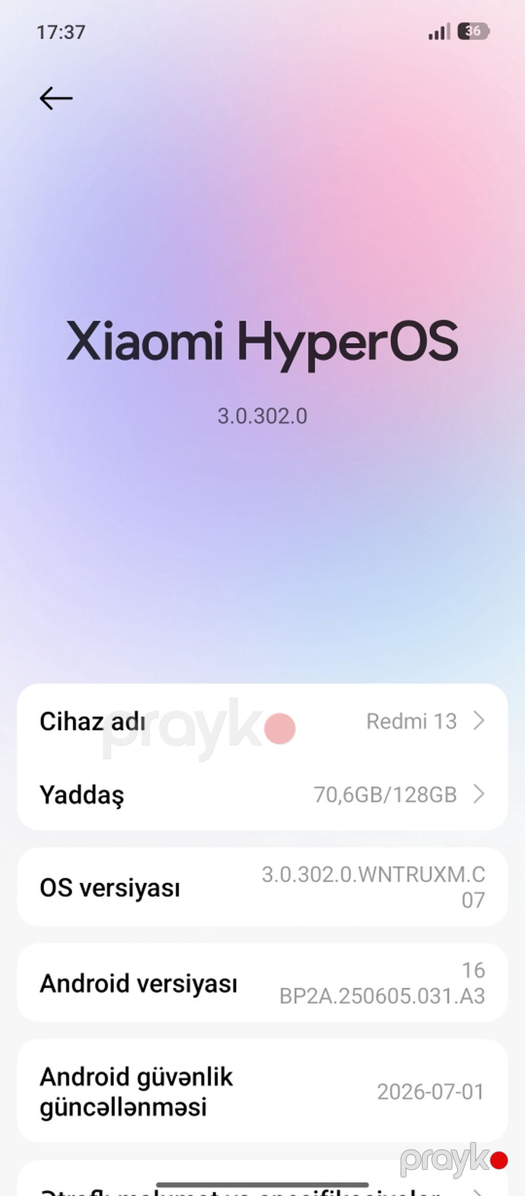Redmi 13, 128 GB, rəng - Qara — Xiaomi, Xudat (10)