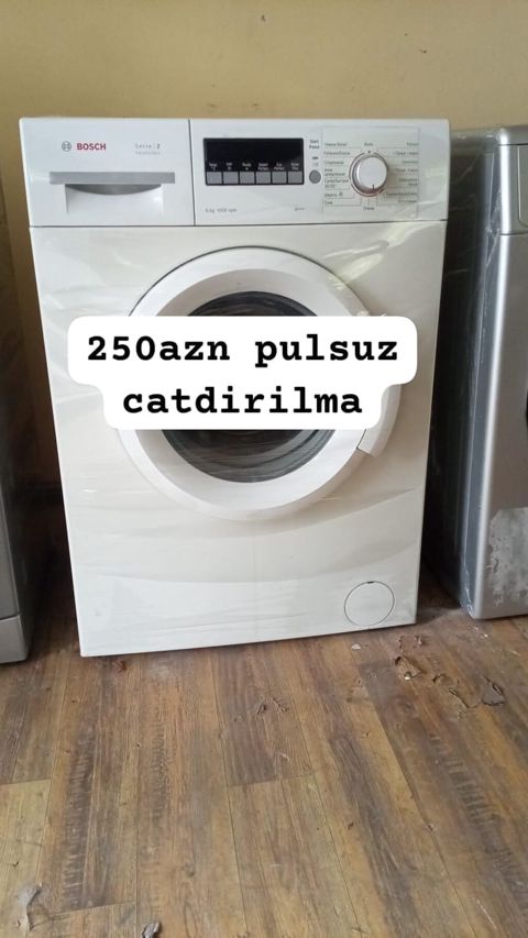 Bosch Serie 2 paltaryuyan maşın - Ön yükləməli, 6 kq tutum - 1000 rpm — Bakı