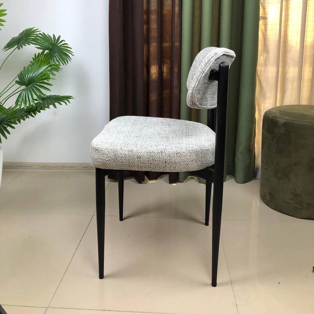 Stul Moka Standart Neskafe Delgroup1173, ağac, dəmir, parçalı, maksimal yüklənmə 180 kq, 46x46x84 sm, oturacaq hündürlüyü 45 sm - Delgroup1173 — Stullar, Bakı (2)