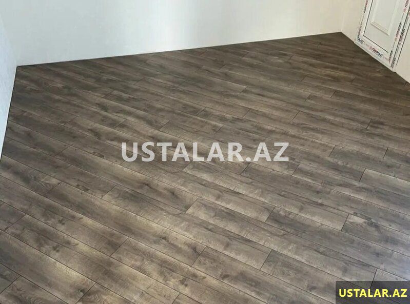 Pol parket laminat şilfovka lak — Döşəmə və tavan işləri, Bakı (6)