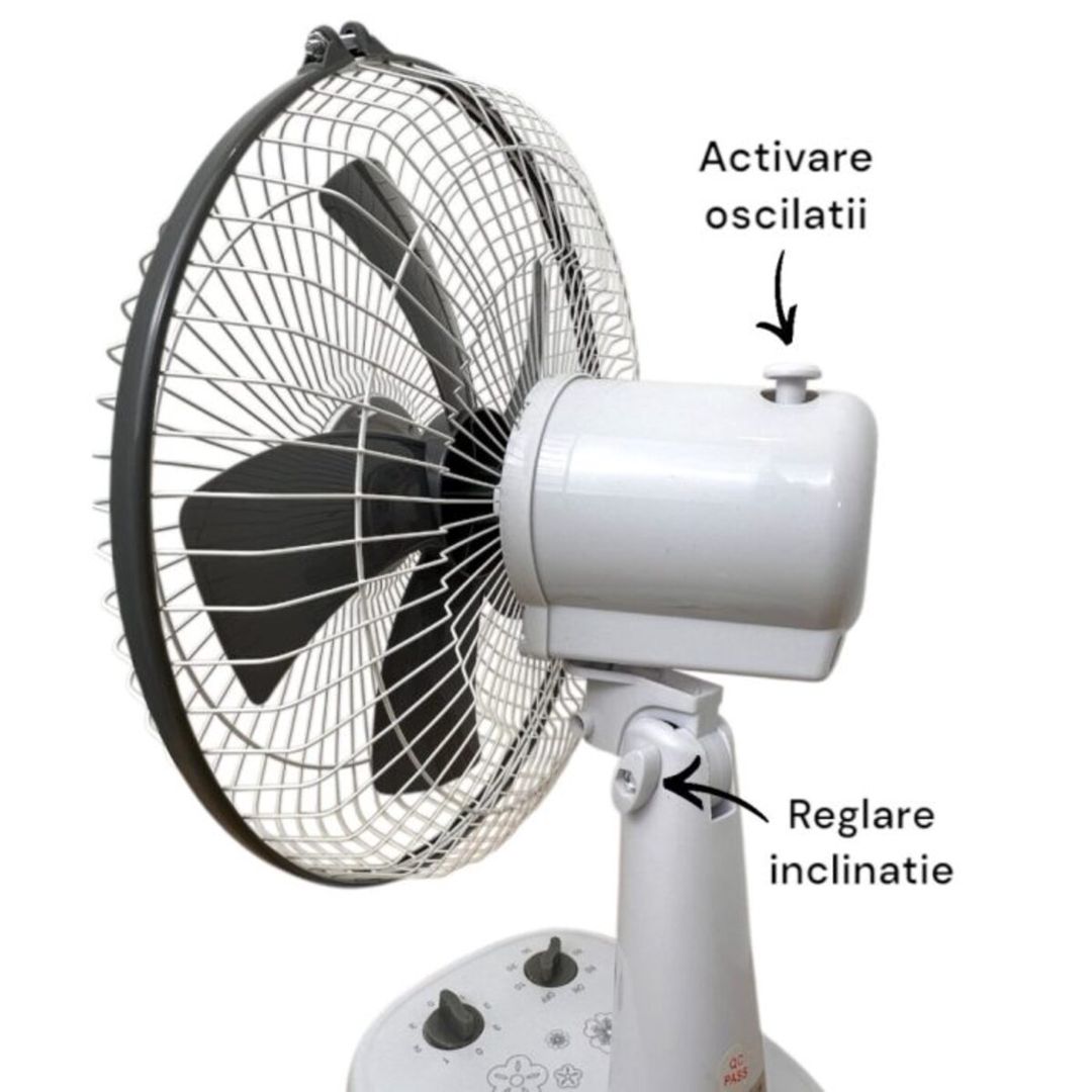 Masaüstü Sərinkeş Prandtex FT 40 43sm 3 Sürətli 5 Pərli 60W — Ev texnikası, Bakı (8)