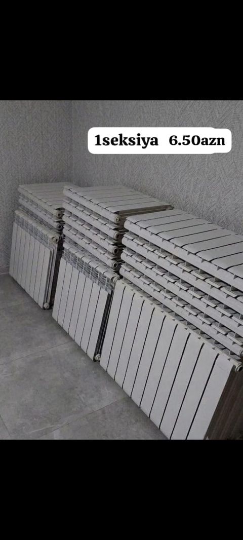 İşlənmiş seksiyalı radiatorlar say çoxdu *bir seksiyası 6.50₼ — İstilik sistemləri