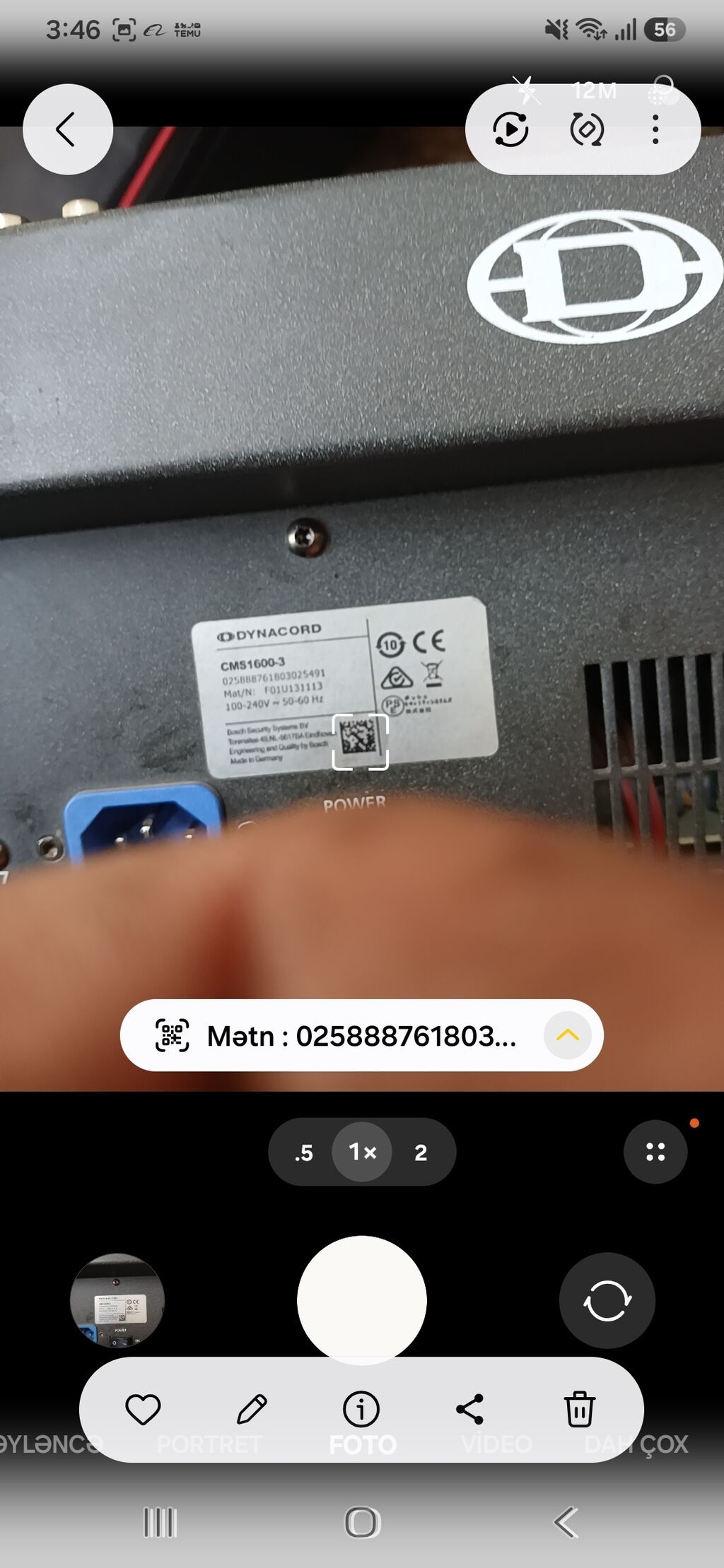 Dynacord CMS 1600 kompakt miksinq sistemi Salam aparatda heçbir — Studiya və konsert üçün, Ağdaş (7)