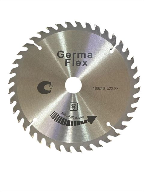 GermaFlex dairəvi mişar diski - Ölçü: 180 x 40T x 22.23 mm - Diş — ProLine Tools MMC — Termometrlər