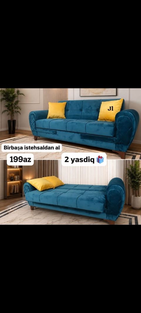 Məhsul: Transformasiya olunan divan (yataq funksiyalı) - Rəng — Sumqayıt