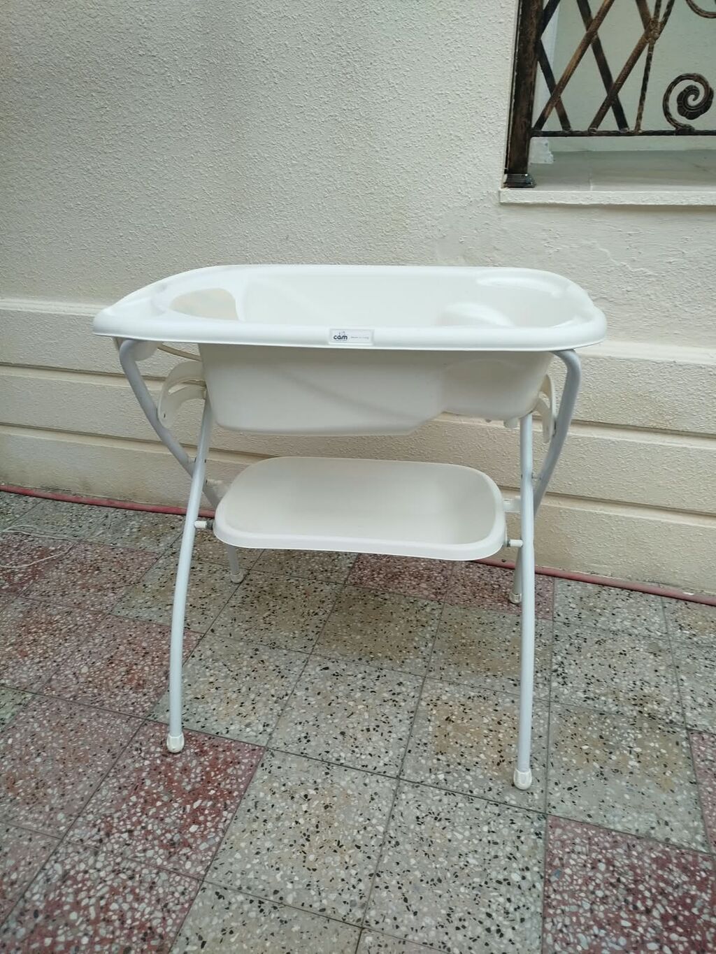 Uşaq vannası və dayaq stendi - Markası: Cam (etiket üzərində görünür) — Mebel, Bakı (2)