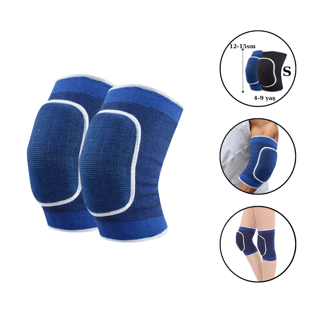 Diz qoruyucusu Sanjiu 5999 12-15 sm, 4-9 yaş, S, polyester, mavi — Mallar, Bakı
