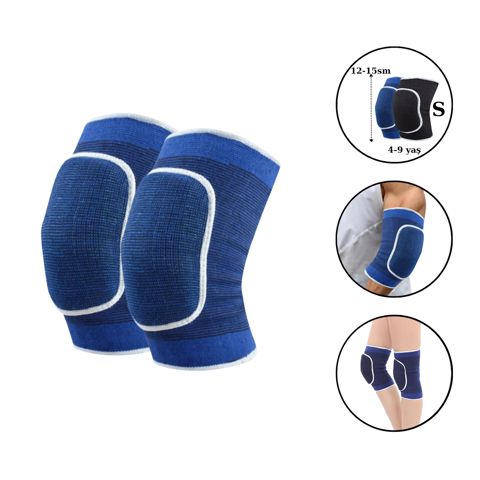 Diz qoruyucusu Sanjiu 5999 12-15 sm, 4-9 yaş, S, polyester, mavi — Bakı