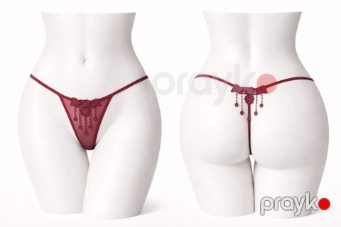 Strinq qadınlar üçün 1790391, qırmızı, poliamid, ölçü L-XL — Bakı