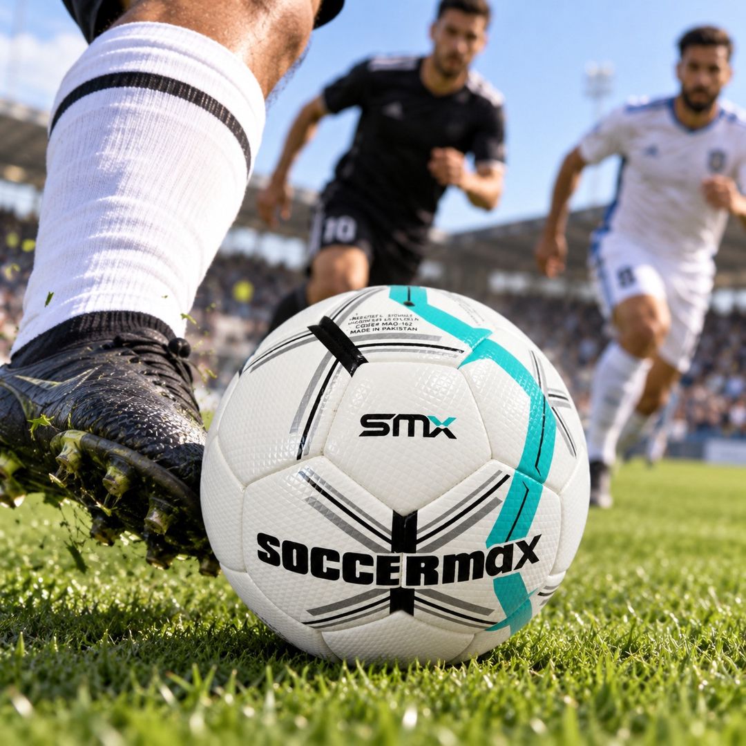 Futbol topu, Ölçü 4, Ağ/Firuzəyi — Mallar, Bakı (2)