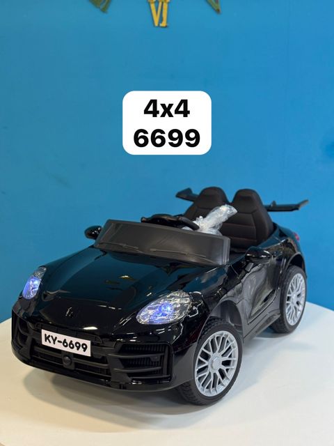 Uşaq elektrik avtomobili 6699 4x4, qara — Bakı