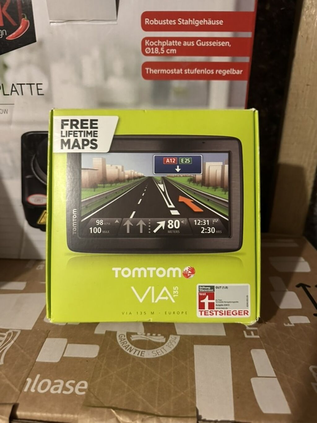 TomTom VIA 135 M (Europe) avtomobil naviqatoru - Pulsuz ömürlük — GPS navigatorları, Sumqayıt