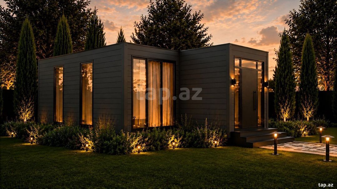 VİP konteyner modul ev 3 otağlı 60 m2 — Hazır konstruksiyalar, Bakı (3)