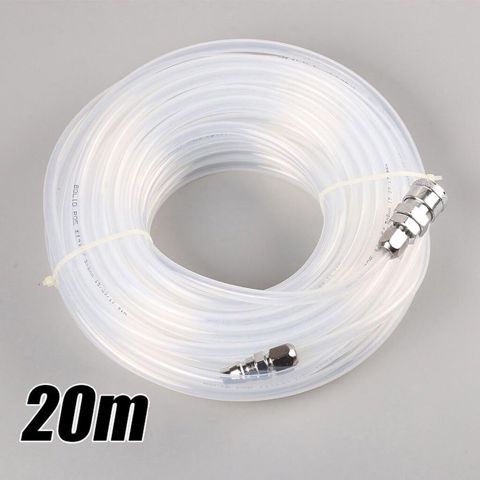 20 m pnevmatik/kompressor şlanqı – şəffaf PVC hortum Xüsusiyyətlər — Bakı