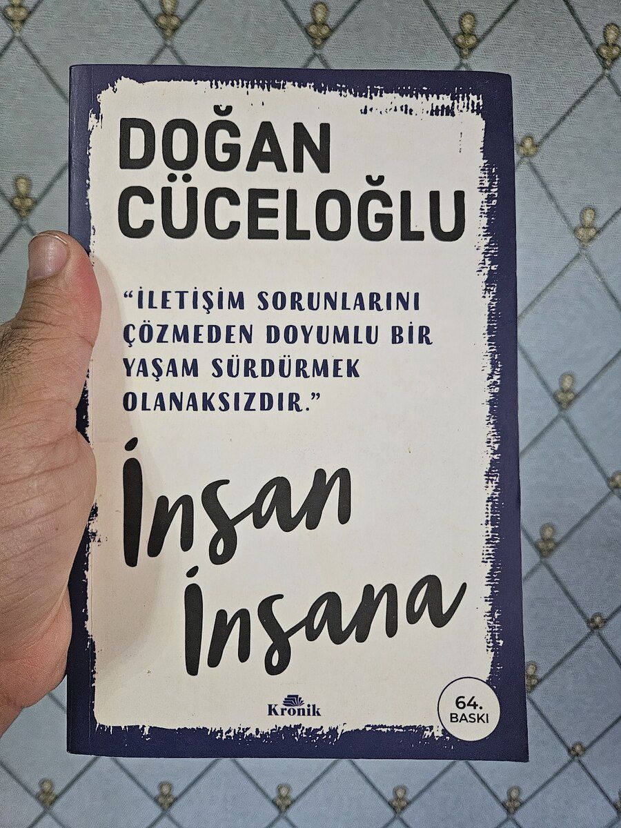 İnsan insana kitabı Doğan Cüceloğludan — Kitablar və jurnallar, Bakı