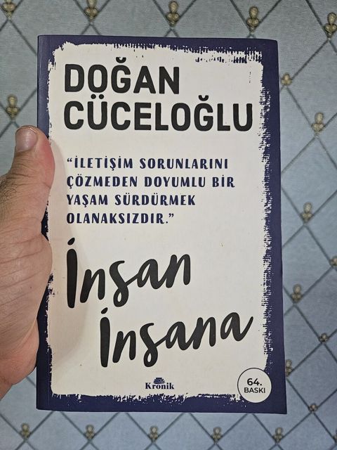 İnsan insana kitabı Doğan Cüceloğludan — Bakı