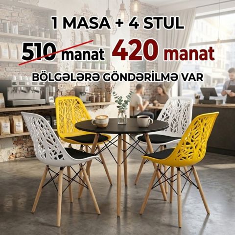 Masa və oturacaqlar — Bakı