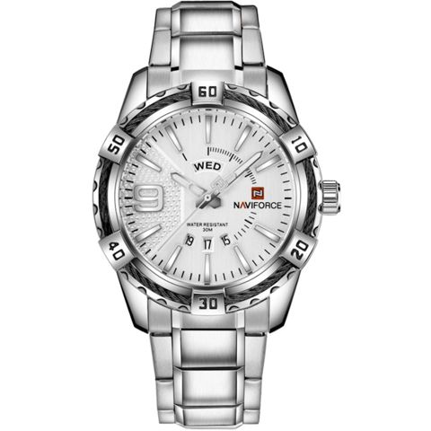 Kişi qol saatı NaviForce NF9117S S/W Silver,gümüşü — Bakı