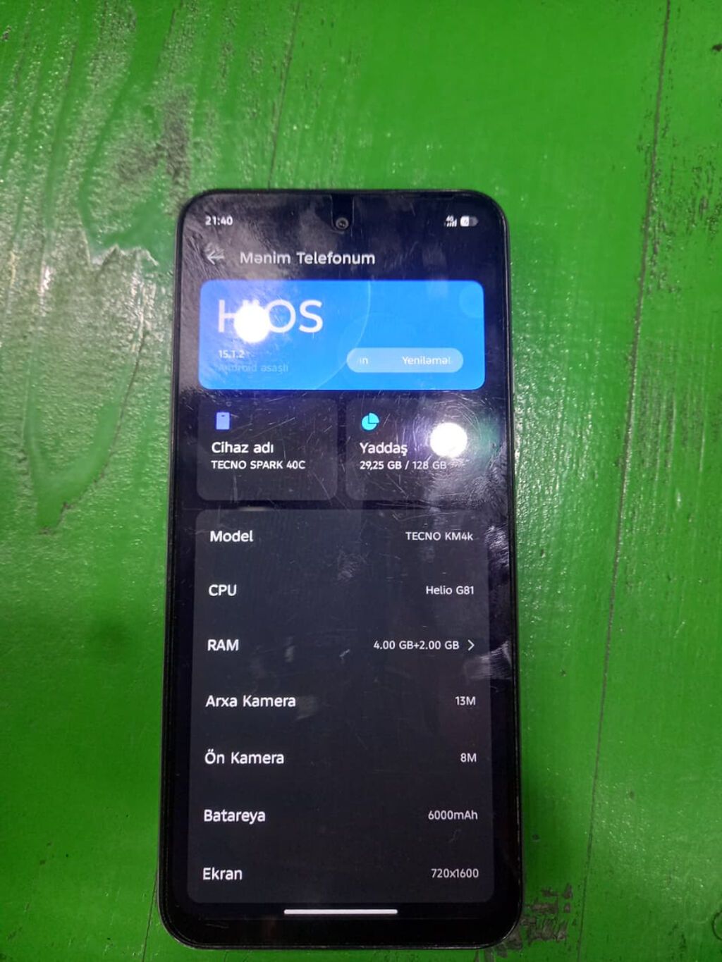 Tecno Spark Pro, rəng - Boz, Barmaq izi, İki sim kartlı, Face ID — Tecno, Bakı (3)
