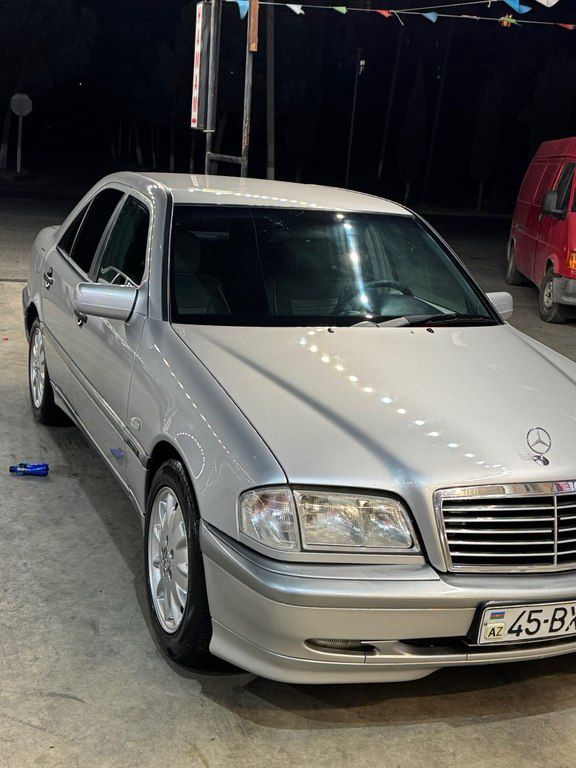 Mercedes C 180, 1.8 L, 2000 il, 260 000 km 45-BX-322 — Avtomobillər, Ağcabədi (4)