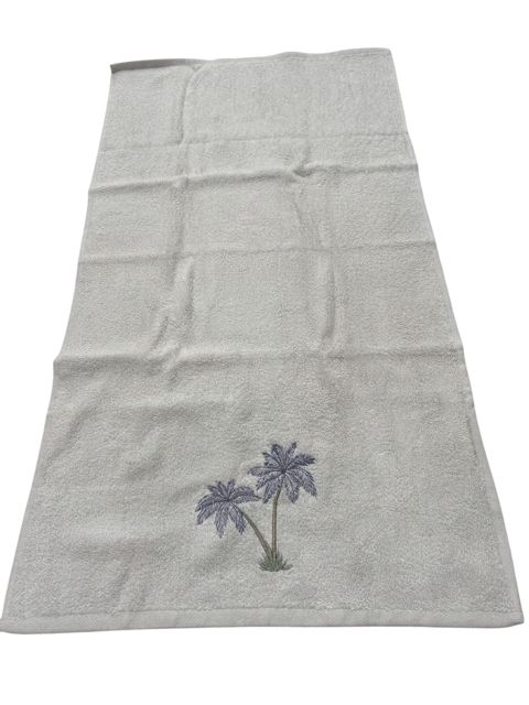 Dəsmal üz və əllər üçün Purry, pambıq, 50x90 sm, açıq boz, 1 əd — Bakı