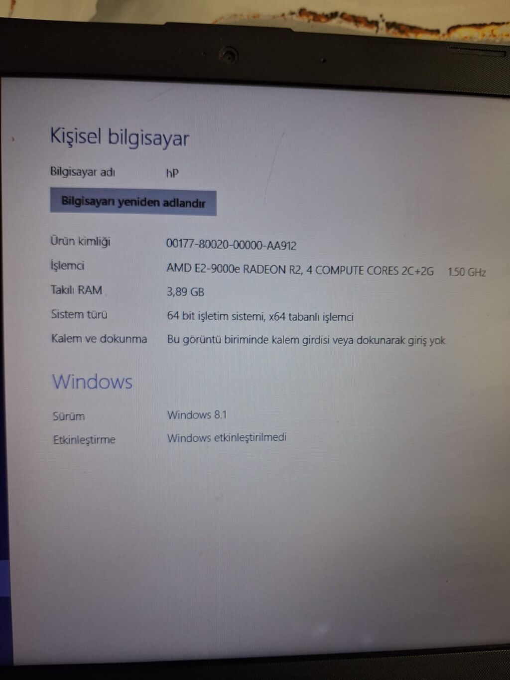 Yeni HP Pavilion, 15.6 AMD E-350, 512 GB, Ünvandan götürmə, Ödənişli çatdırılma, Rayonlara çatdırılma — HP, Xırdalan (3)