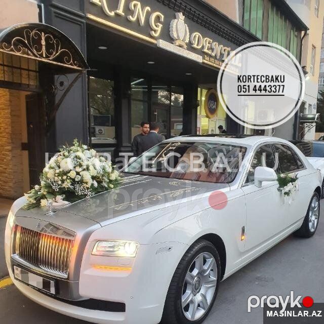 Rolls-Royce Ghost, 2015 il — Minik avtomobili icarəsi, Bakı (2)
