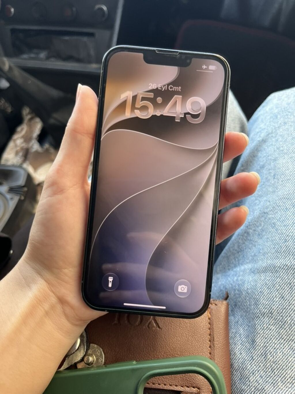 IPhone 13 Pro, 128 GB, Gümüşü, Qırıq — Apple iPhone, Bakı (3)