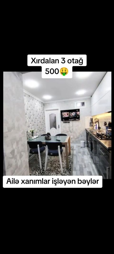 İrşadin yaxınlığı.Mərtəbə 3.Tam təmirli əşyali evdir. Makler haqqı — Xırdalan