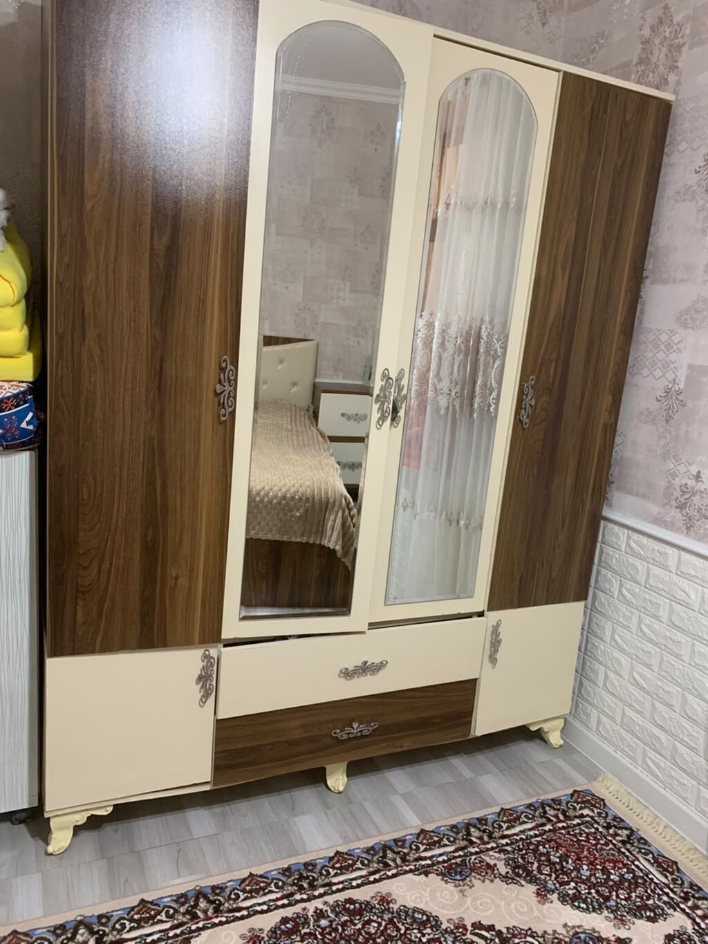 Aynur92 kod1211 Qiymet:300 Azn Yataq desti satilir(matras daxil) — Yataq otağı mobilya dəstləri, Bakı (2)