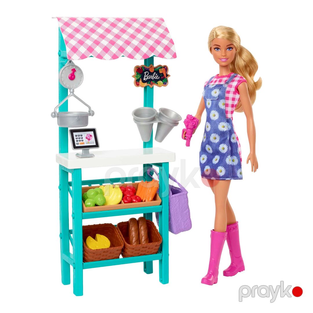Oyun dəsti Mattel Barbie Farmers Market Playset HCN22, 29 sm — Mallar, Bakı (2)