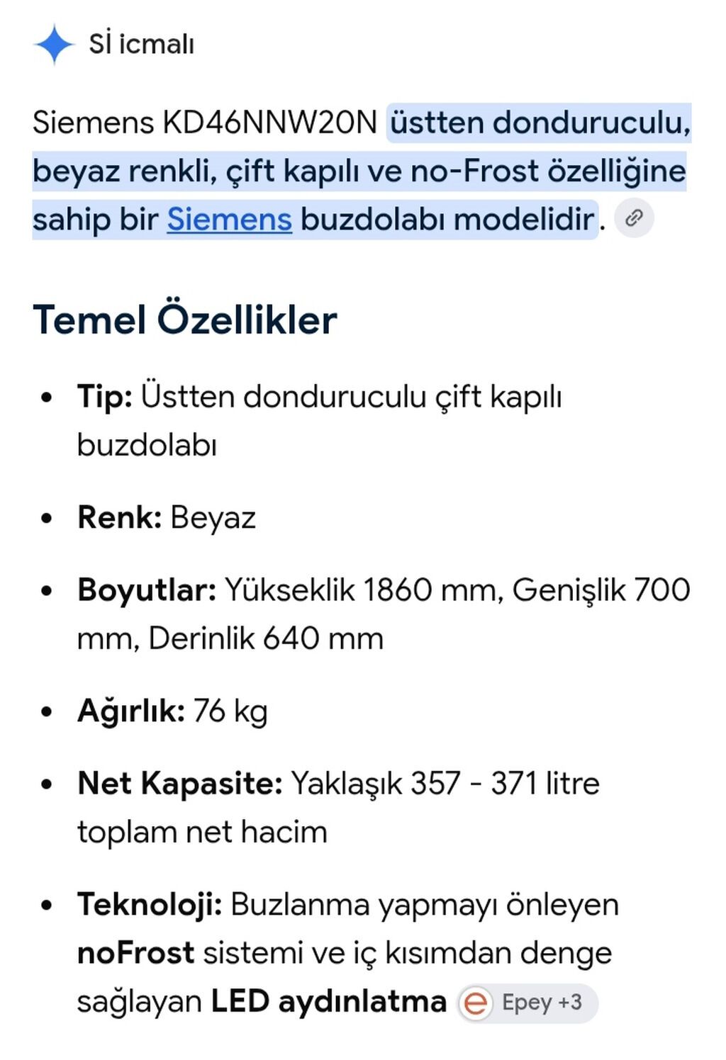 İşlənmiş 2 qapılı Siemens Soyuducu Satılır, rəng - Ağ — Soyuducular, Bakı (3)