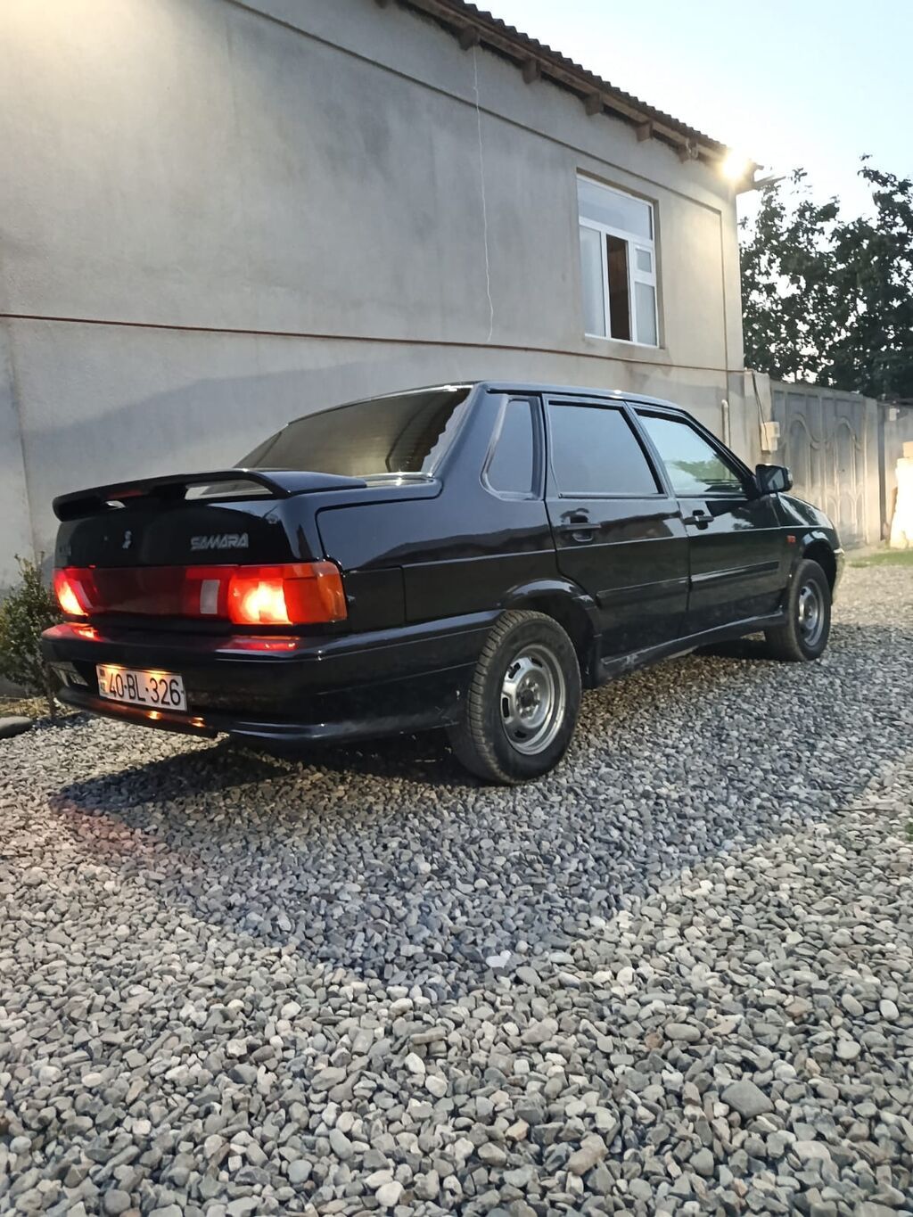 Lada Samara sedan – qara rəng, 4 qapı, arxa ötürücülərlə geniş baqajlı 40-BL-326 — Avtomobillər, Quba (8)