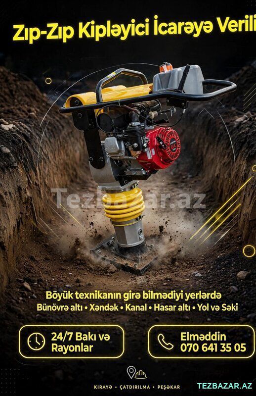 Torpaq kipləyici zıp zıp — Avto, Bakı (7)