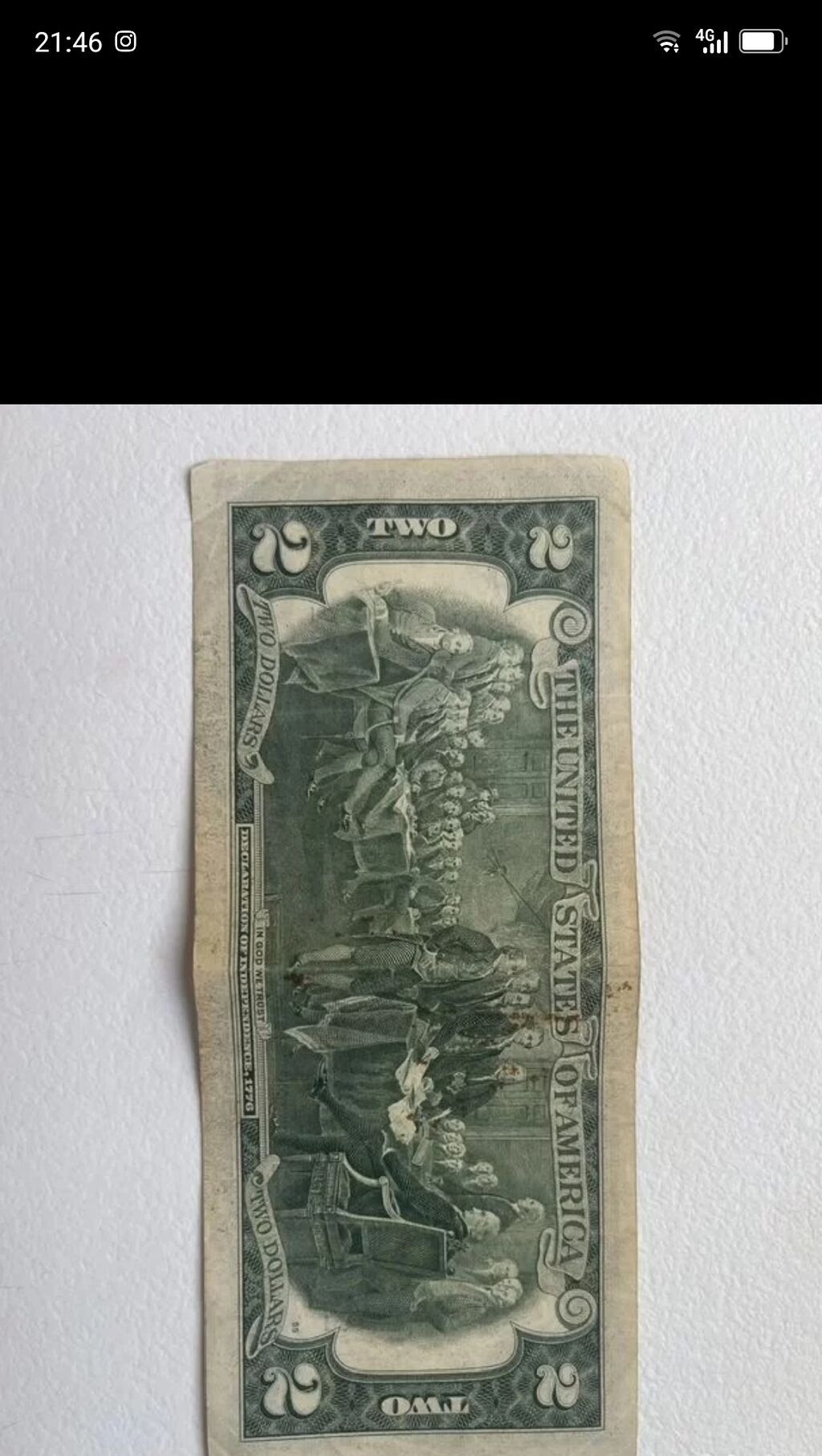 ABŞ 2 dollar banknotu - Növ: United States Note/Federal Reserve Note — Sikkələr, Masazır (2)