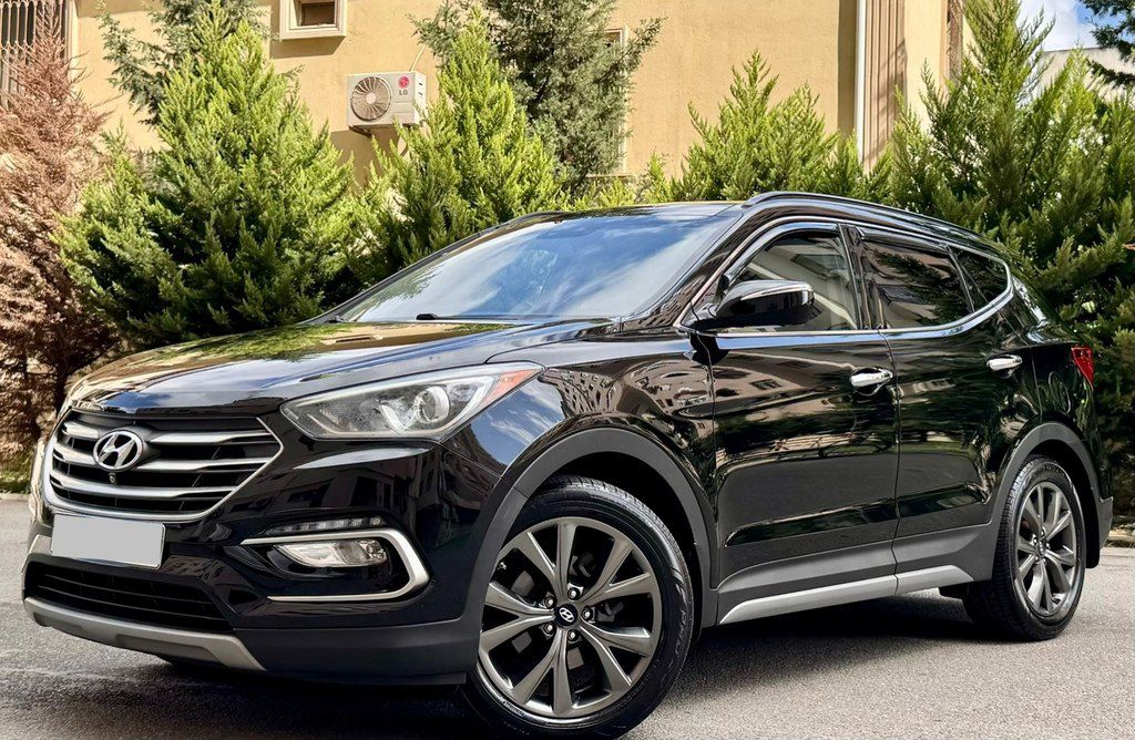 Hyundai Santa Fe, 2.0 L, 2017 il, 117 000 km — Avtomobillər, Bakı (2)