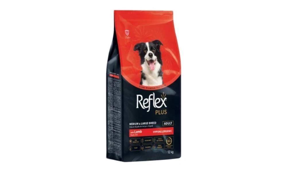 Quru yem itlər üçün Reflex Plus Medium Large Hypoallergenic, quzu əti ilə, çəki ilə 1 kq — Mallar, Bakı